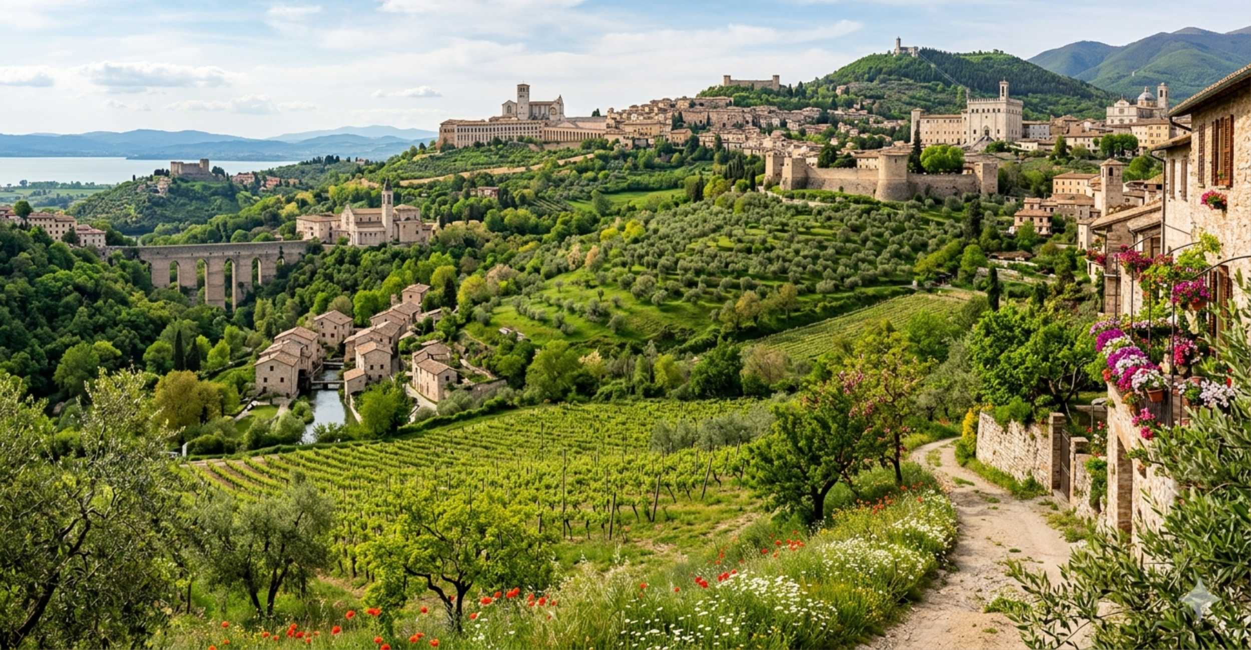10 borghi e luoghi a un'ora da Perugia da visitare in primavera