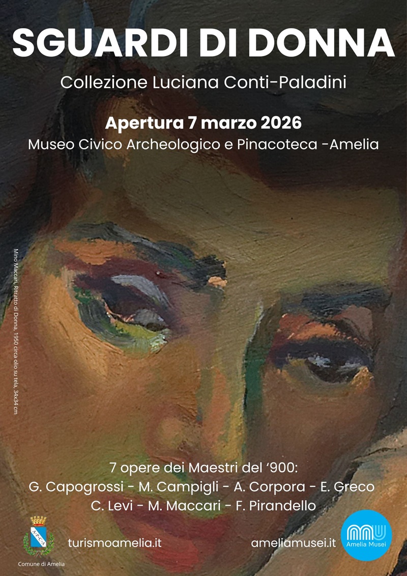 Amelia: al Museo civico la mostra "Sguardi di donna" — opere del Novecento italiano