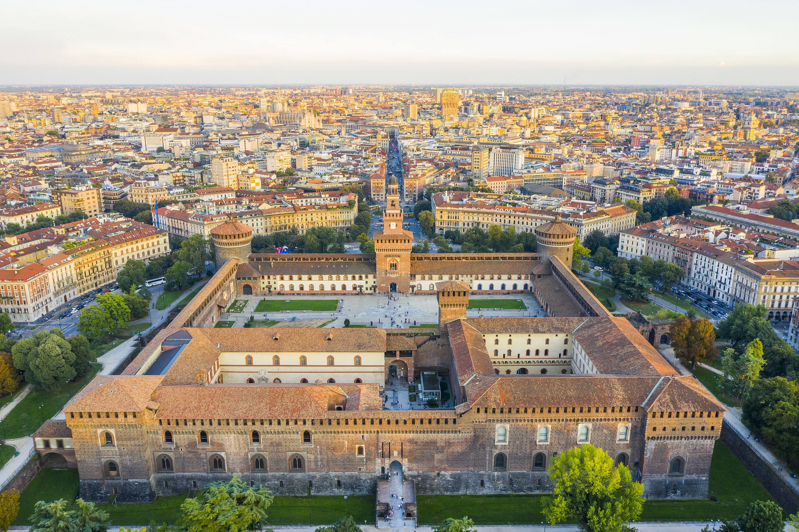 Castello Sforzesco – uno dei simboli di Milano