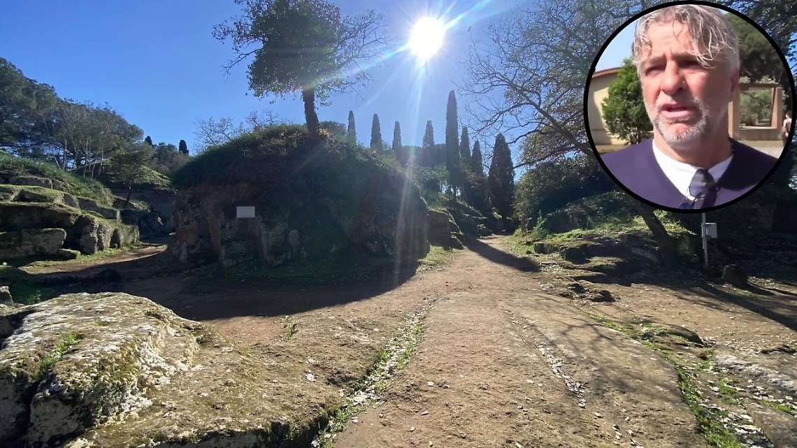 Cerveteri, proteste per la carenza di servizi alla Necropoli della