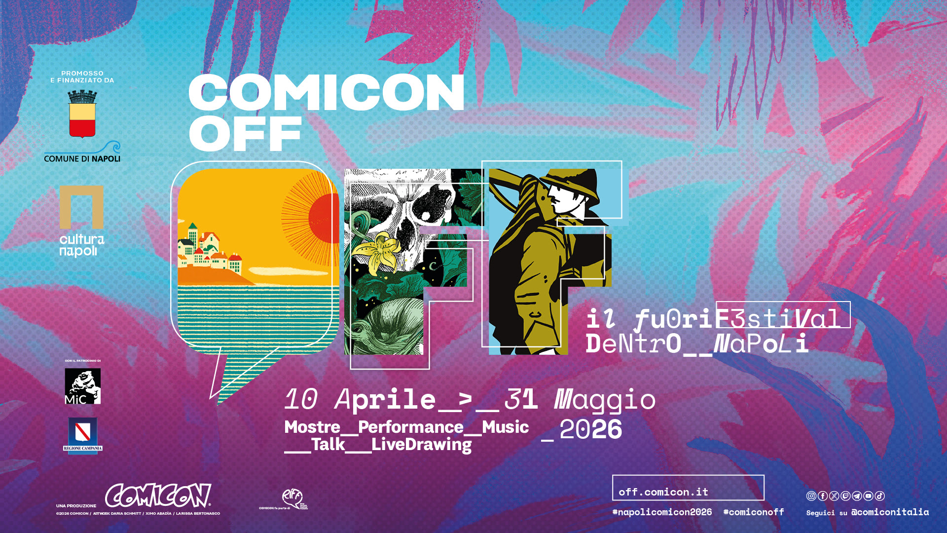 COMICON OFF 2026: April 10–May 31 turns Naples into a pop culture lab ...