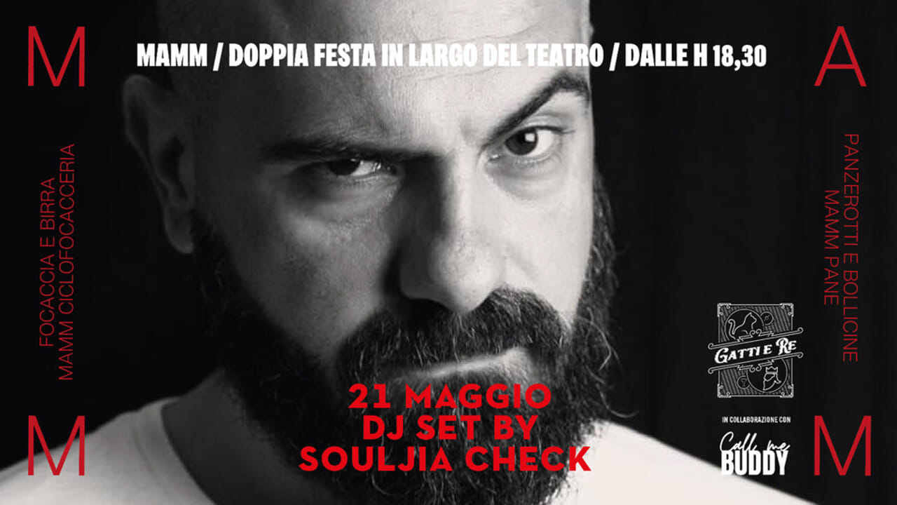 Dj set in piazzetta al MAMM: tornano le serate estive con Soulja Check
