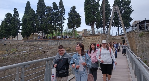 Ercolano: visita inclusiva agli Scavi per ragazzi con disabilità
