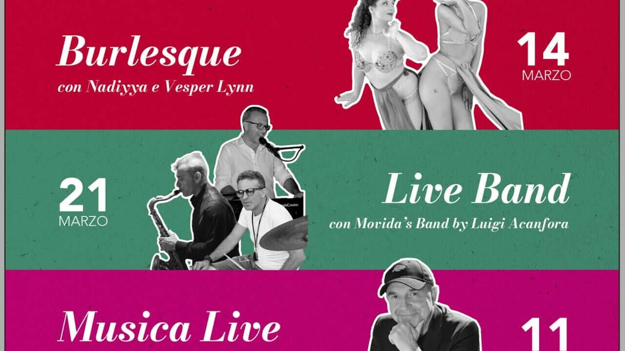 Eventi al Palazzo: Movida's Band in concerto al Palazzo San Giovanni