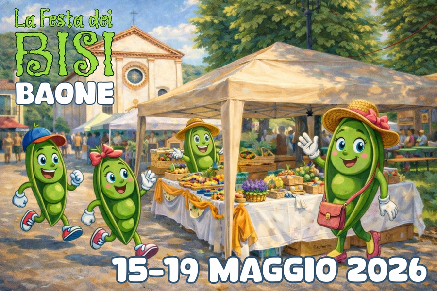 Festa dei Bisi di Baone 2026: sagra e sapori in Piazza XXV Aprile dal