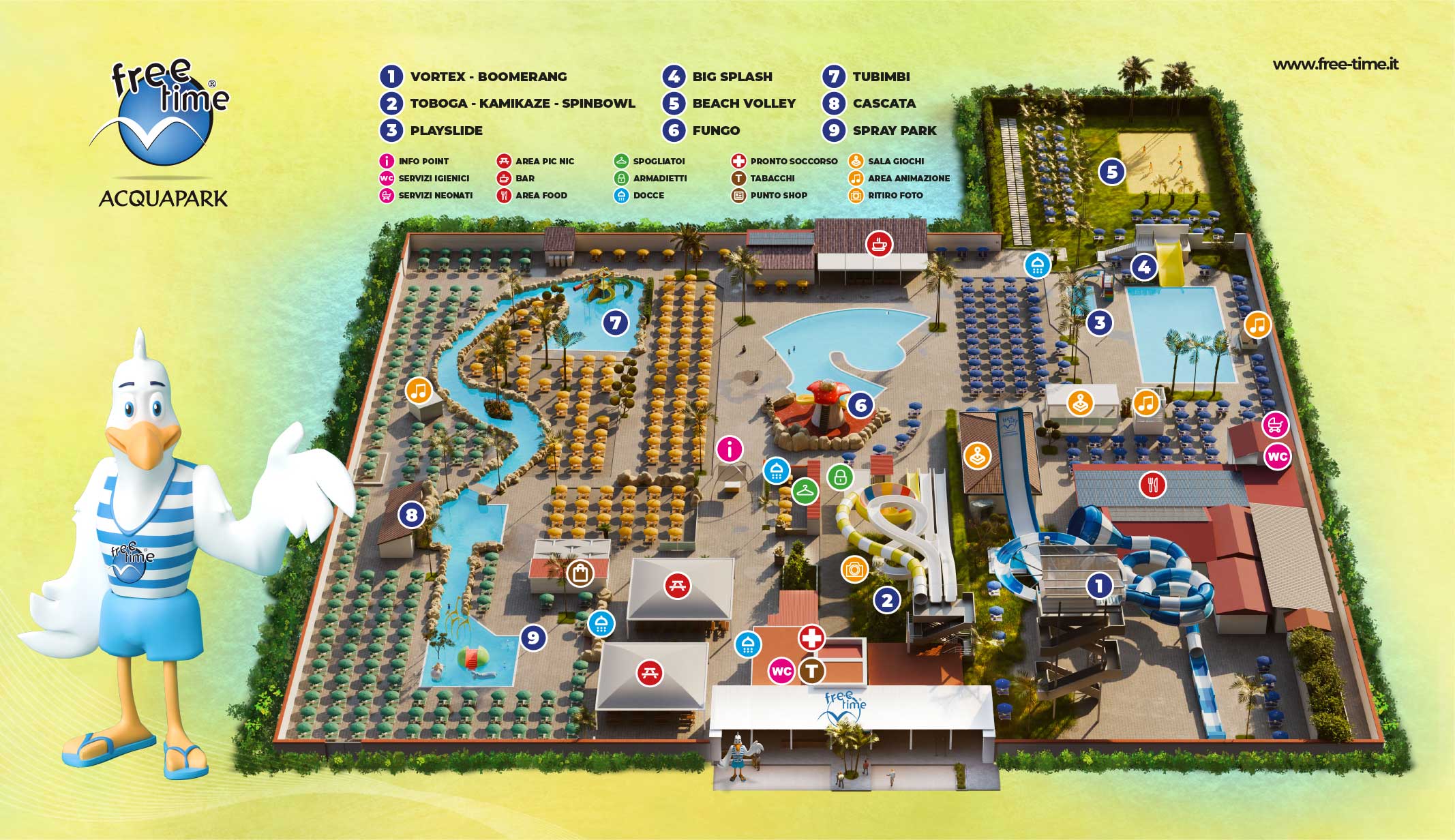 Free Time Acquapark: l’estate campana tra scivoli e animazione