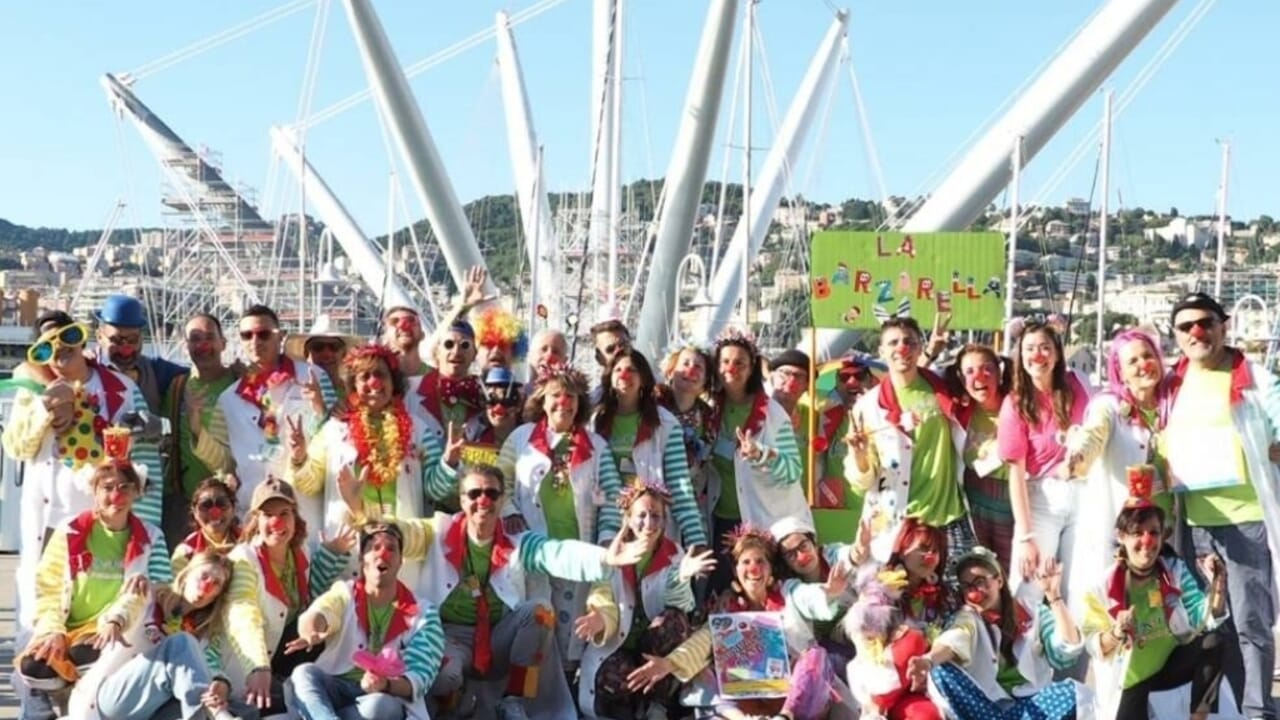 Giornata Nazionale del Naso Rosso al Porto Antico di Genova: festa e