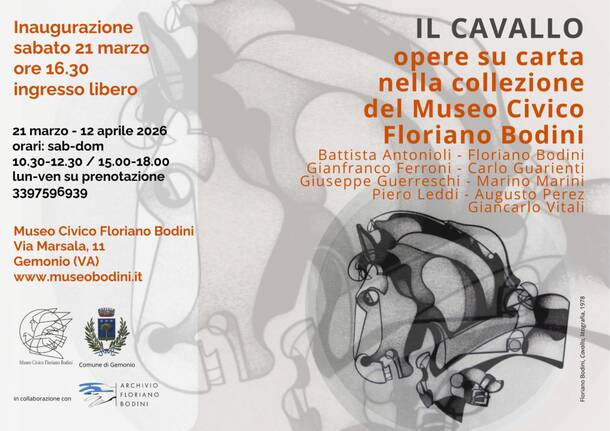 Il Cavallo: opere su carta in mostra al Museo Civico Floriano Bodini