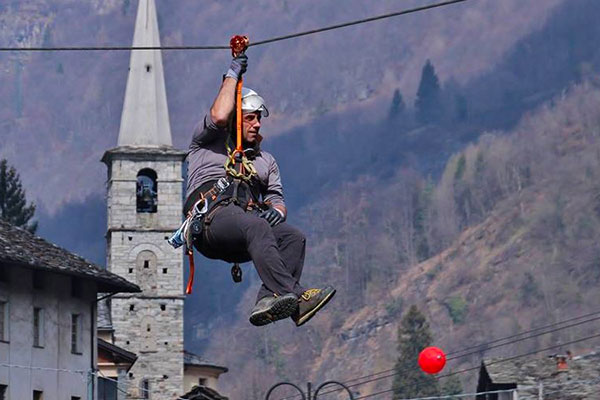 Il Parco Avventura di Fontainemore ai piedi del Monte Rosa