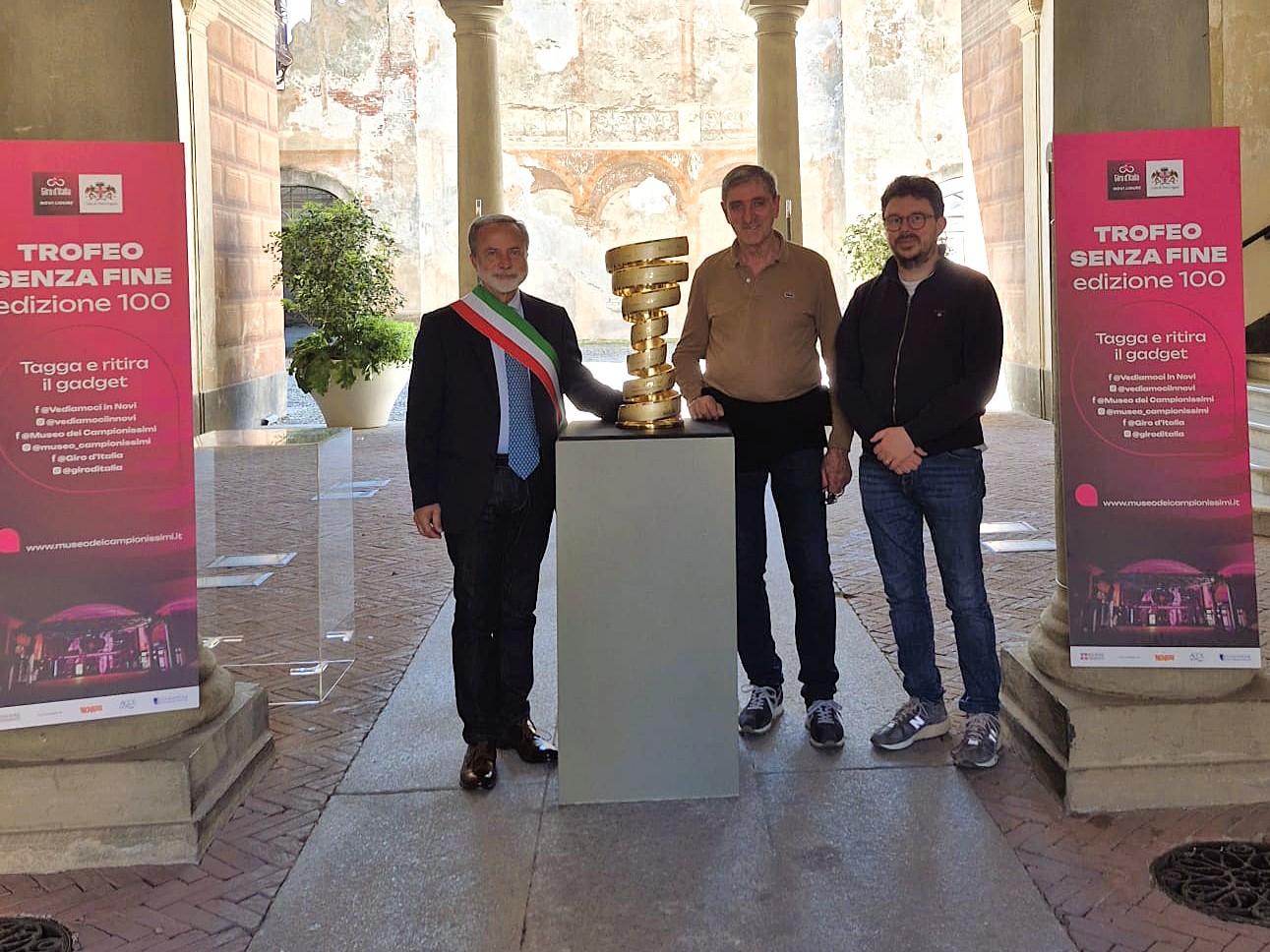 Il Trofeo 'Senza Fine' in mostra al Museo dei Campionissimi di Novi