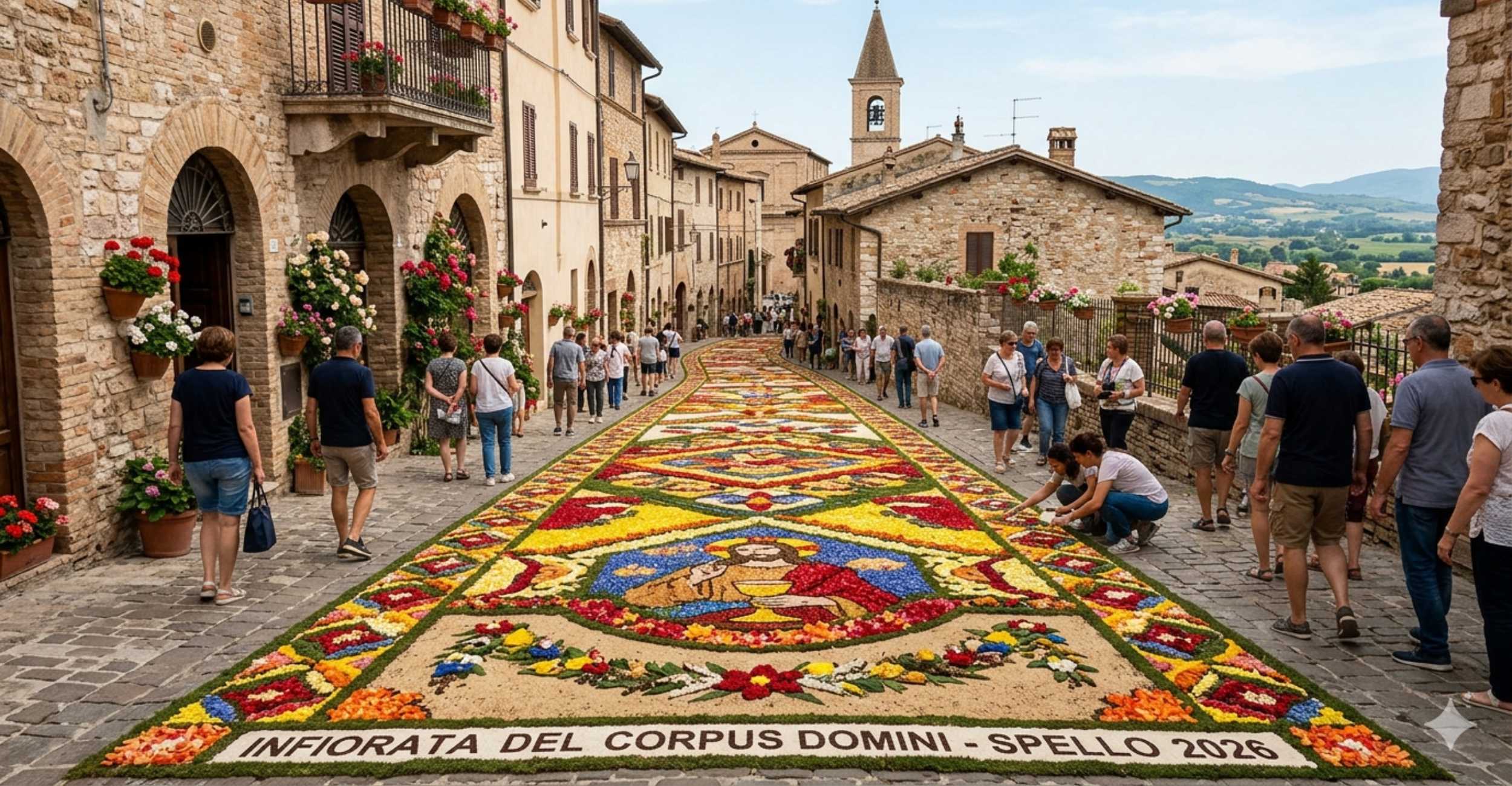 Infiorate d'Italia: i borghi da visitare a giugno tra tappeti floreali