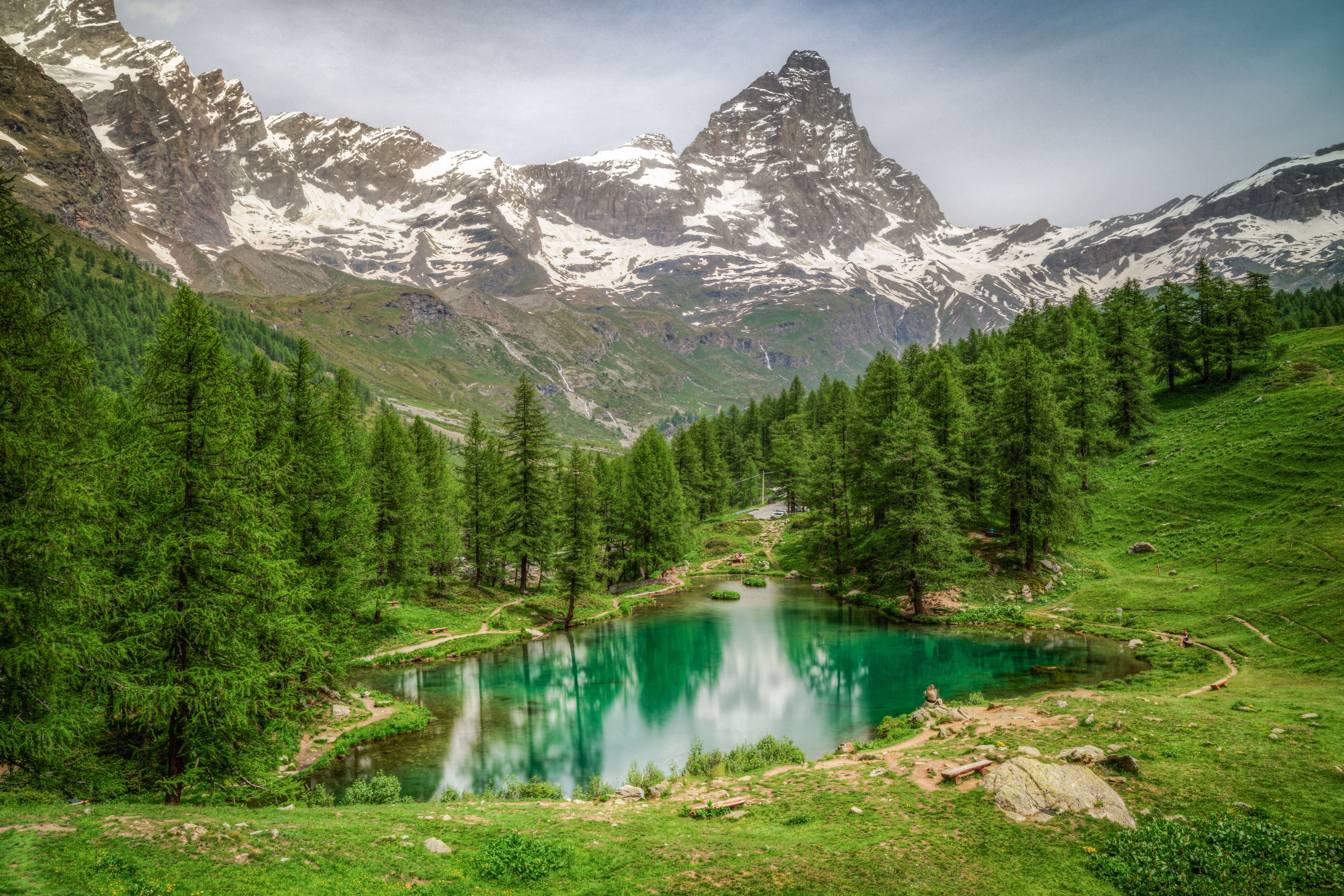 Lago Blu: lo specchio incantato del Cervino