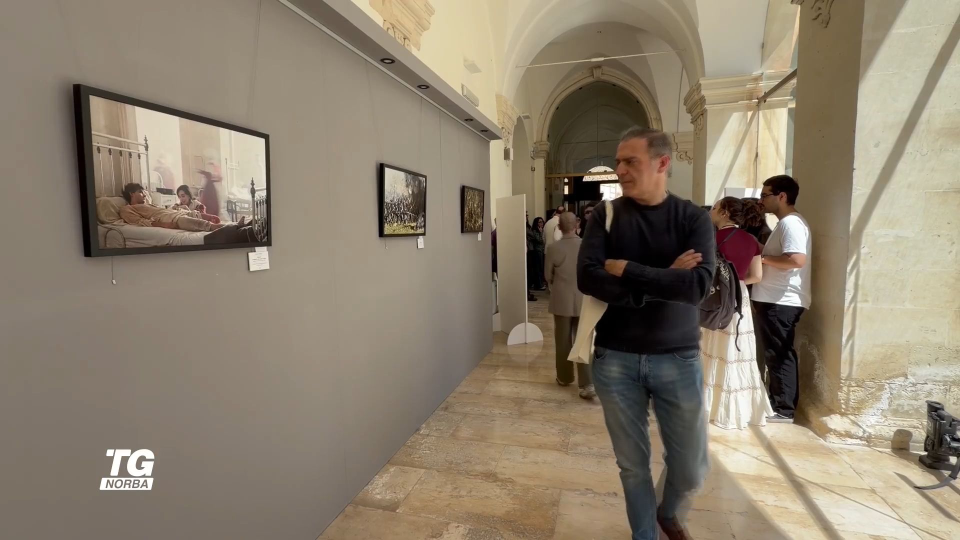Lecce: inaugurata "La macchina della luce" — Fotografia di scena del