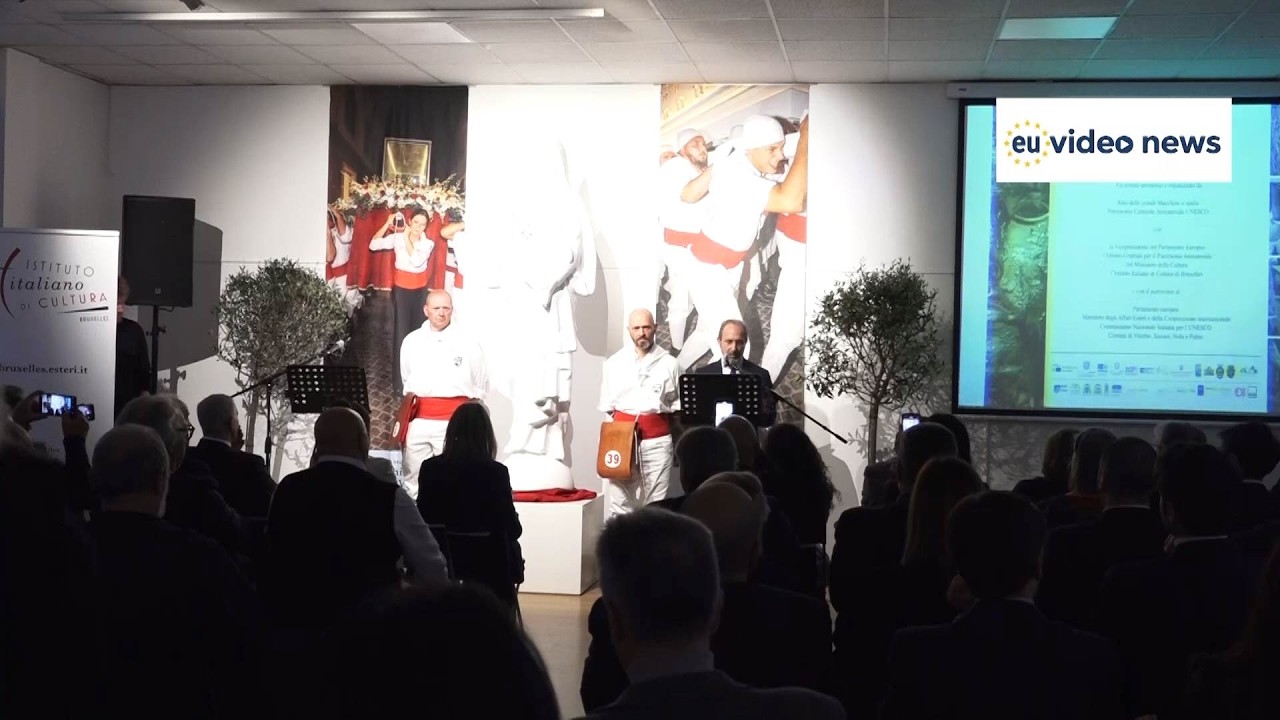 "Machines for Peace" in Brussels highlights Italy's UNESCO