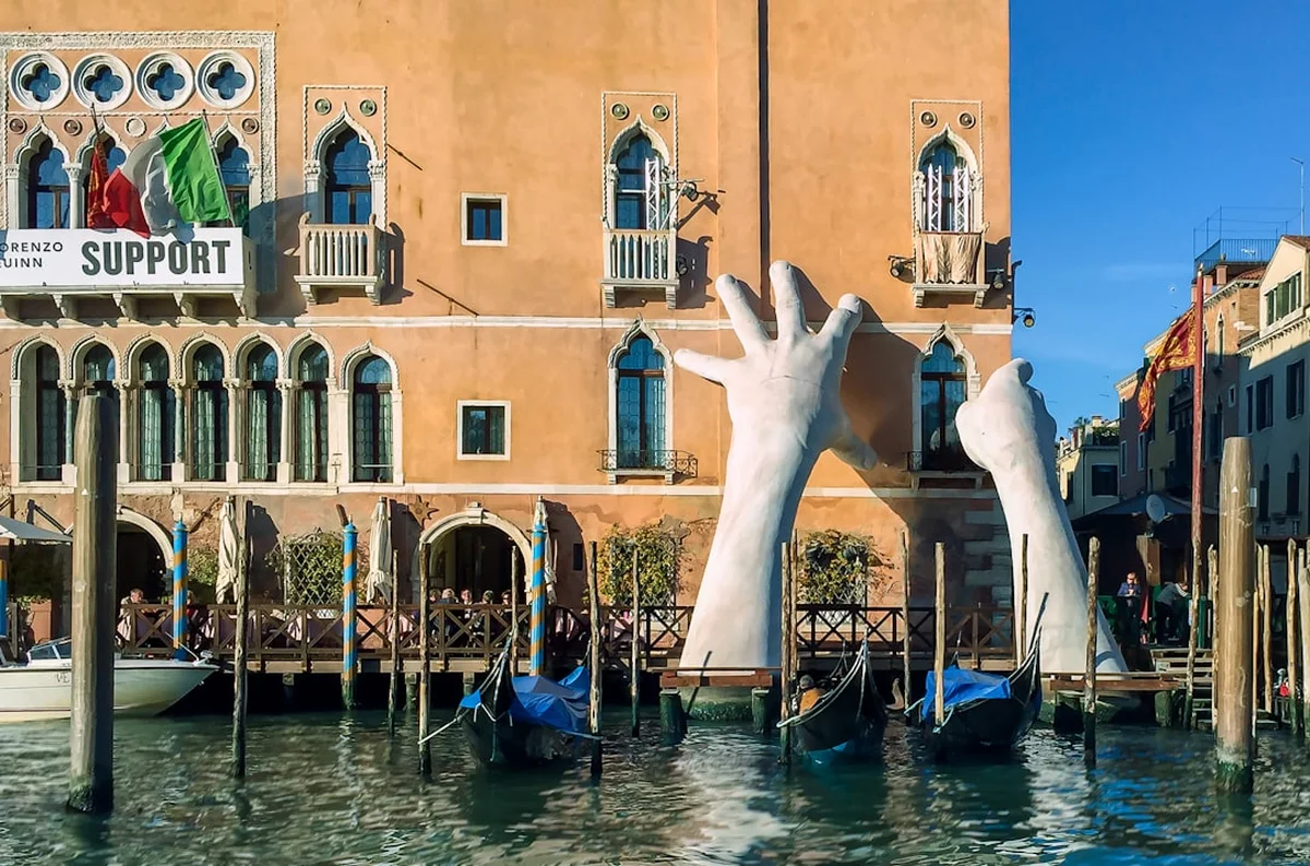 Marinella Senatore Lights Up Piazza San Marco with 'We Rise by Lifting