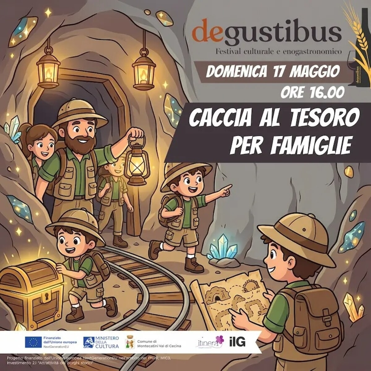 Miniera in gioco: caccia al tesoro per famiglie a Montecatini Val di
