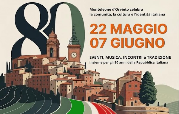 Monteleone d'Orvieto: events calendar for the 80th anniversary of the