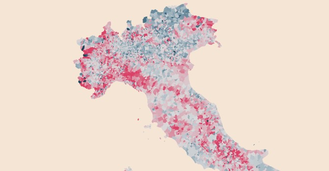 Mortalità nei comuni: la mappa Istat segnala tassi estremi nel 2025