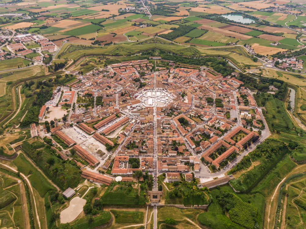 Palmanova, il borgo fortezza a forma di stella