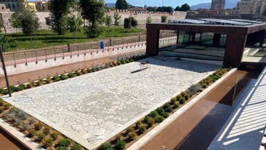 Cittadella Park (Pisa): works advance and an archaeological sector