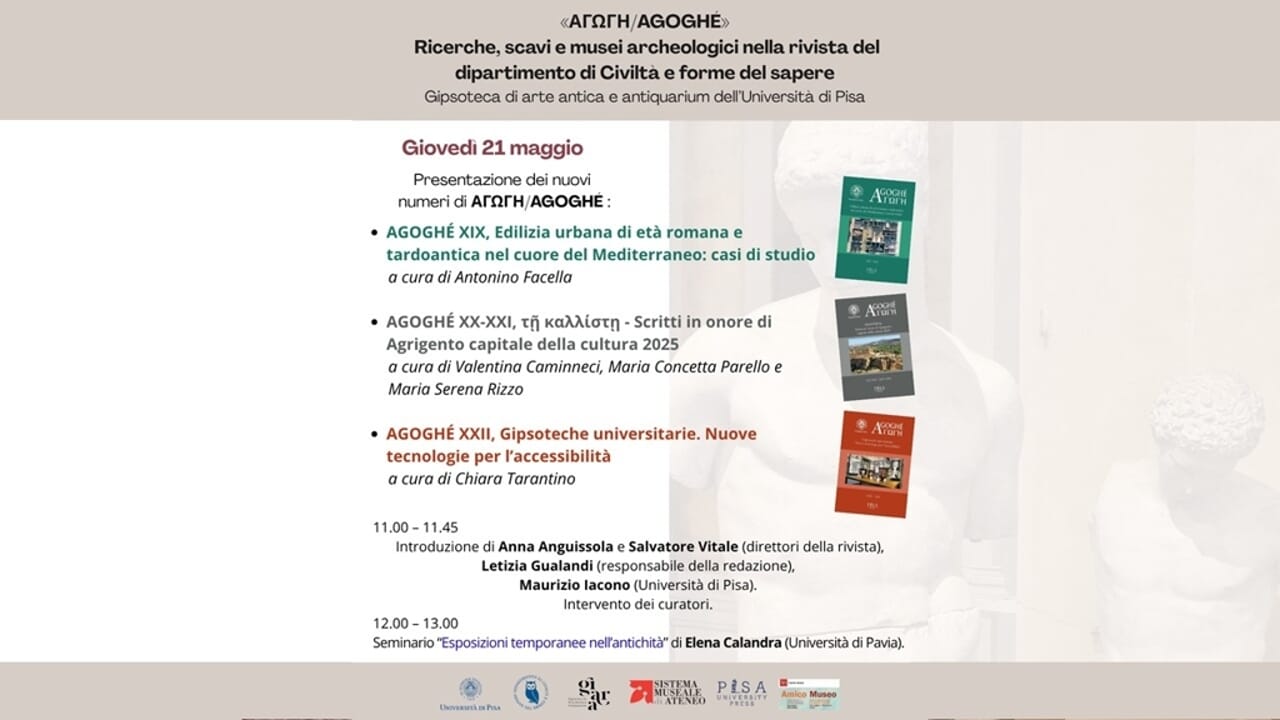 Presentazione della rivista «αγωγη/agoghé»: ricerche, scavi e musei