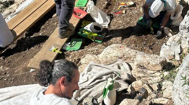 Prevalle (Budellone): 1.700 reperti paleolitici recuperati in due
