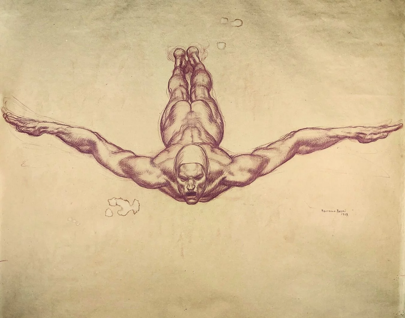 Romano Dazzi: disegni, affreschi e ceramiche — mostra a Roma