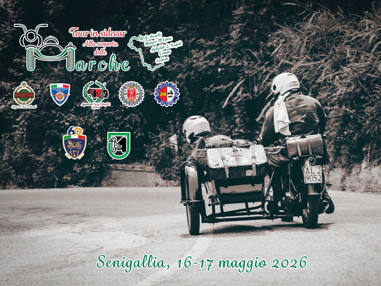 Senigallia scalda i motori: torna il 4° "Tour in Sidecar – Alla
