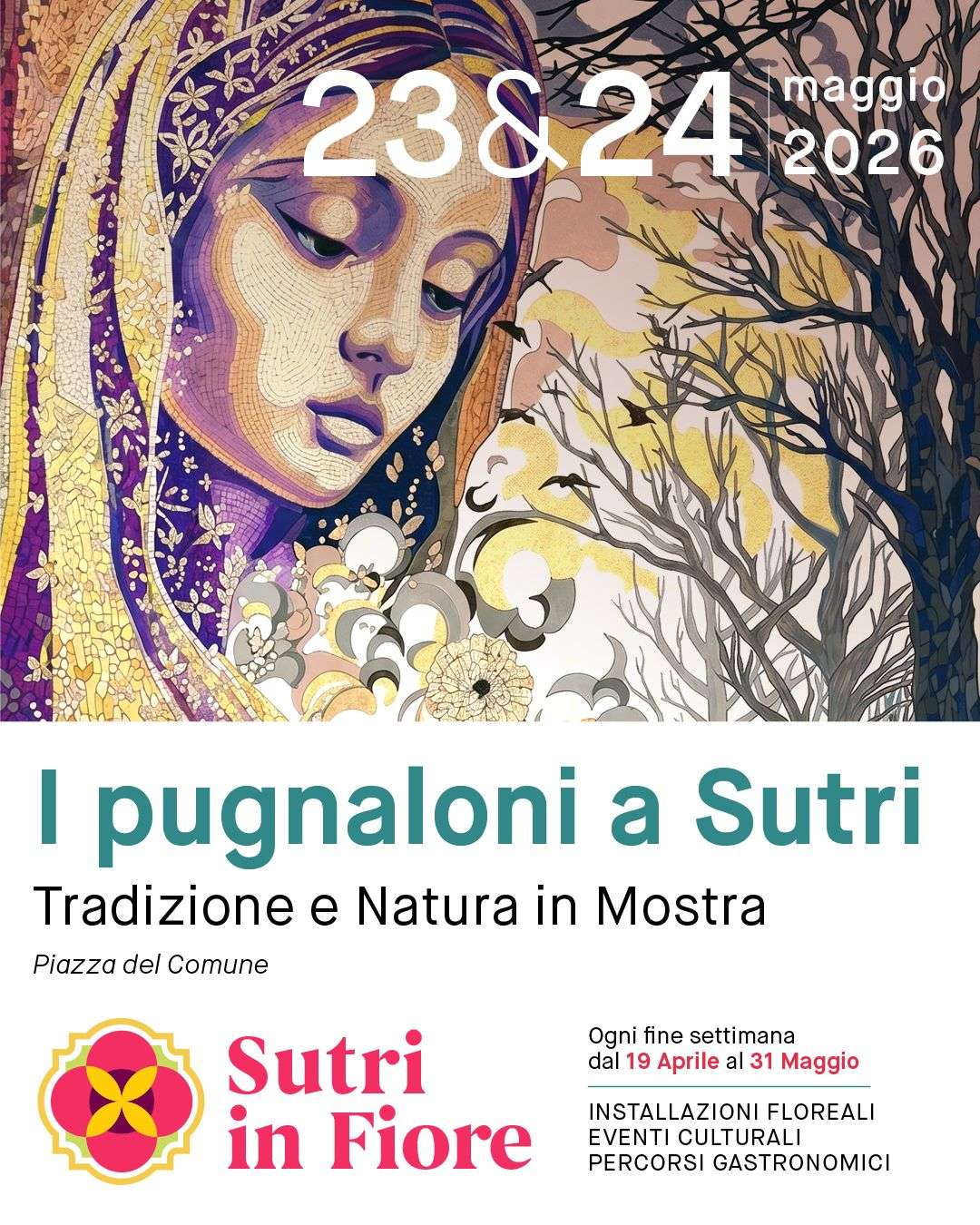 Sutri in Fiore: gran finale nel borgo il weekend del 23-24 maggio