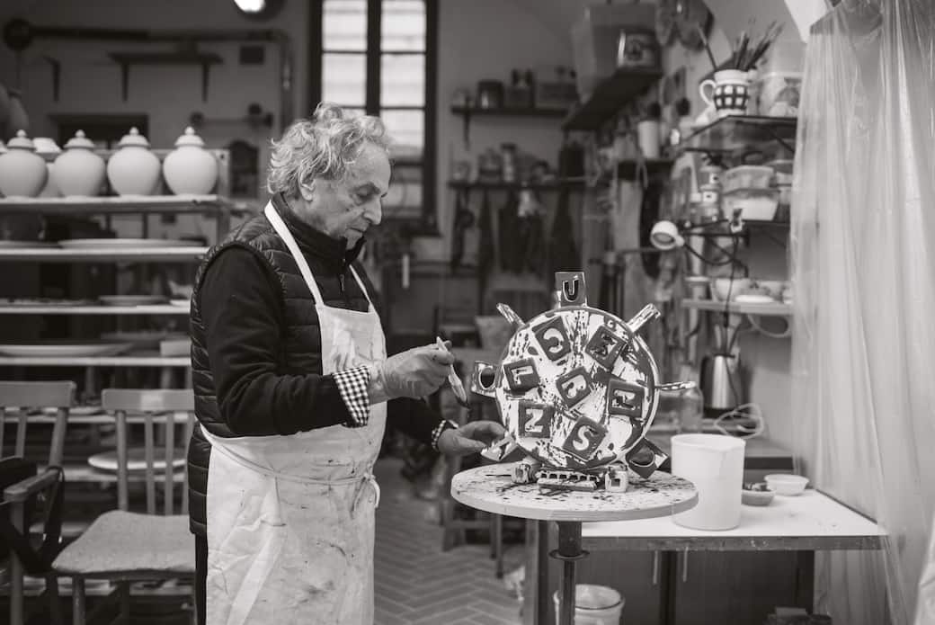 Ugo Nespolo e la ceramica: 'Nespolo e Albisola. Fuoco ritrovato' ad