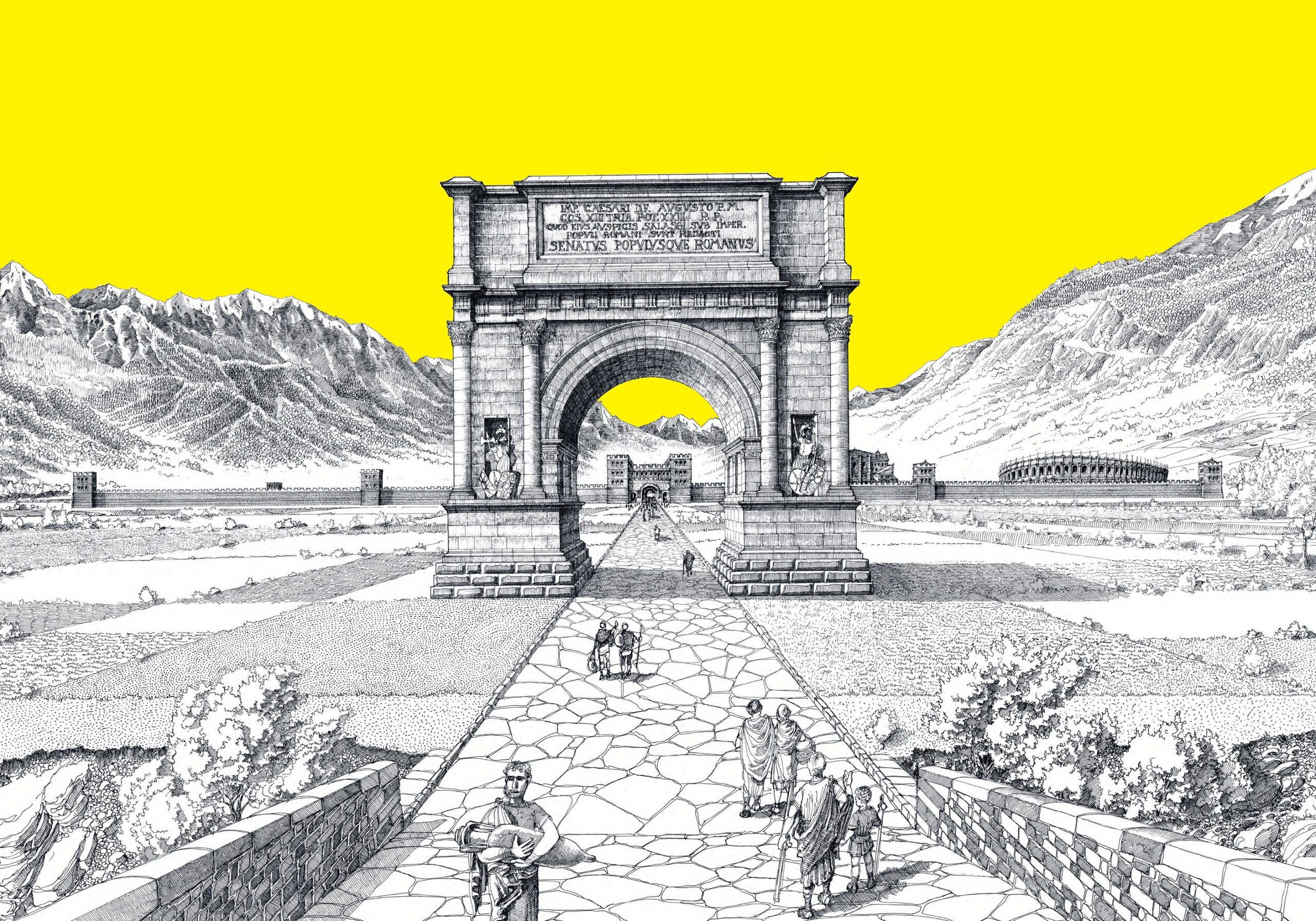 Viaggio in Italia: i disegni di Francesco Corni in mostra a Palazzo