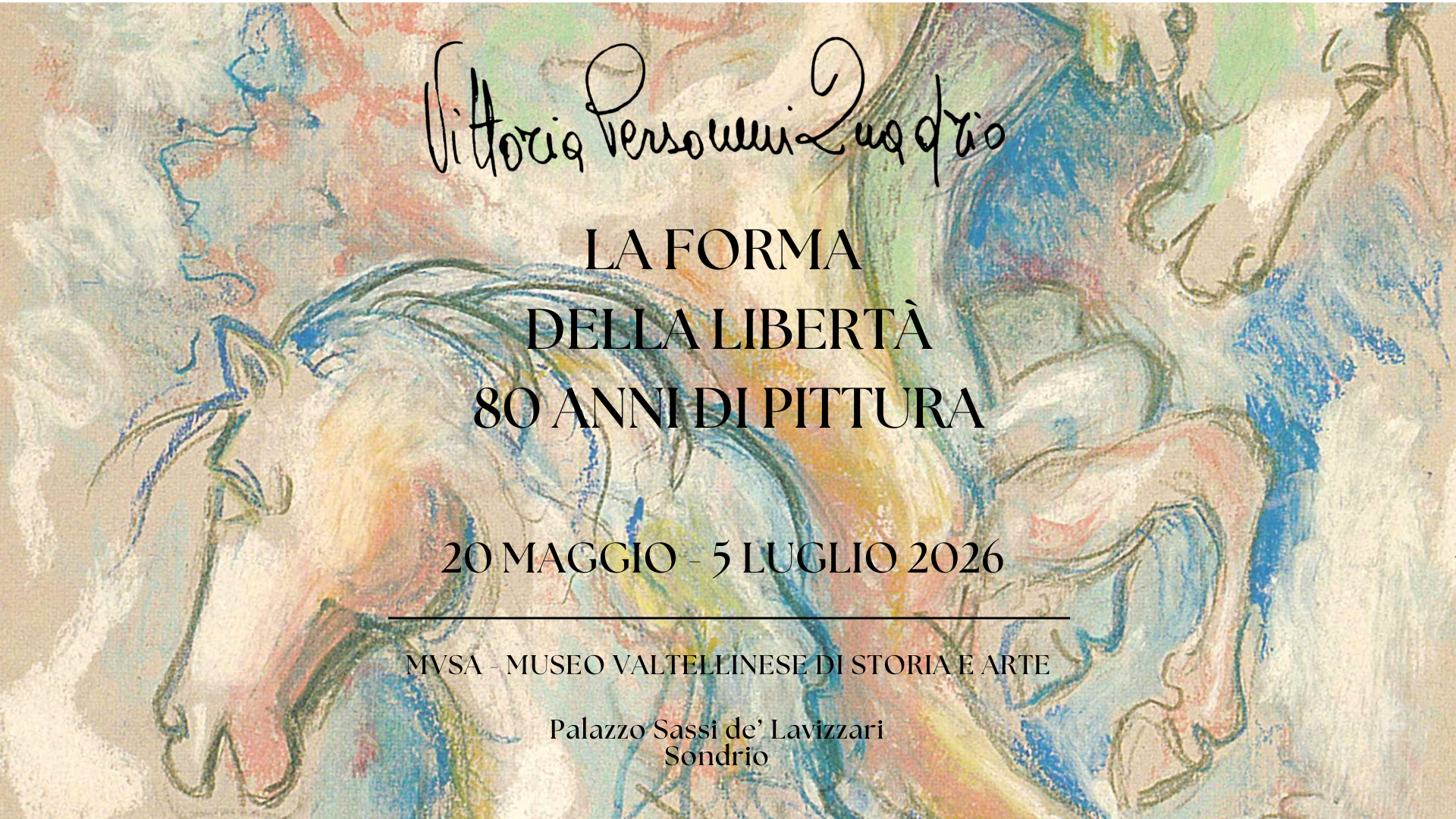 Vittoria Personeni Quadrio: mostra al MVSA di Sondrio (20 maggio - 5
