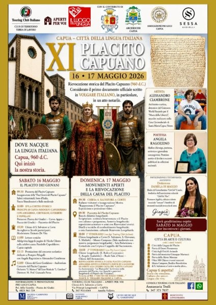 XI Placito Capuano a Capua: rievocazione storica e visite guidate ai