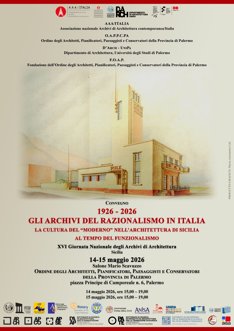 XVI Giornata Nazionale degli Archivi di Architettura – Convegno a